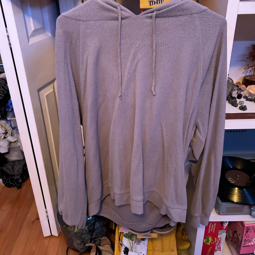 Gray hoodie, medium in women’s
